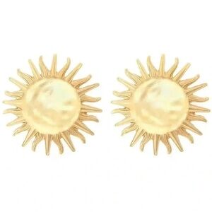 Zara Sun Gold Earrings